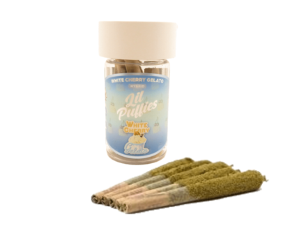 Lil Puffies White Cherry Gelato ~ 5 Pack Kief Joints Top Cola Delivery