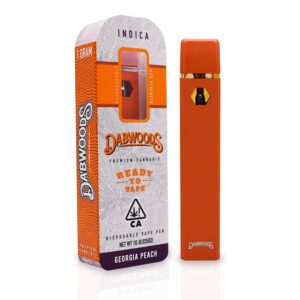 Georgia Peach ~ Disposable Vape Pen | DABWOODS Top Cola Delivery