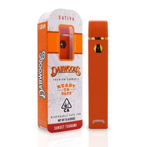 Sunset Tsunami ~ Disposable Vape Pen | DABWOODS Top Cola Delivery