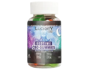 Lucidity 2000mg CBD Gummies w/ Melatonin (50mg CBD Per Gummy)