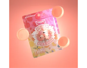 FKEM ~ 750mg Peach Passion Cannabis Gummies (75mgx10)