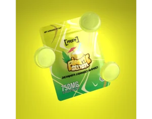 FKEM ~ 750mg Pineapple Slush Cannabis Gummies (75mgx10)
