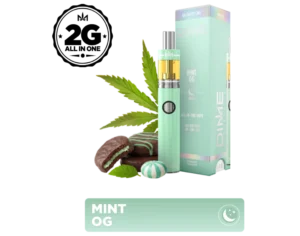 DIME | Balanced Line (1:1 THC/CBD) 2000mg All-in-one ~ Mint OG