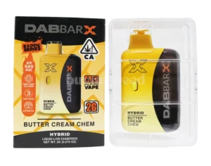 Butter Cream Chem ~ 2 Gram Liquid Live Diamond Dab Bar X | DABWOODS