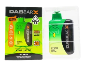 Kiwi Latto ~ 2 Gram Liquid Live Diamond Dab Bar X | DABWOODS
