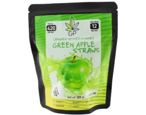 420mg Green Apple Straws (11mg x 38 Straws)