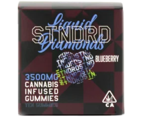3500mg STNDRD Blueberry Liquid Diamond Infused Gummies