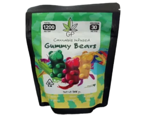 Edibles | Green Privilege 1200mg Gummy Bears (75mgx16)
