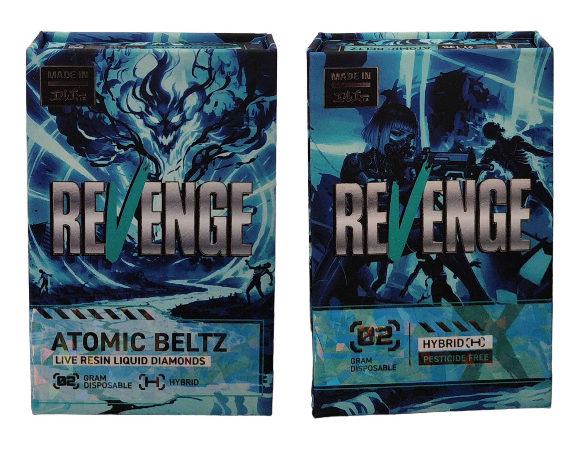 Atomic Beltz ~ 2 Gram Live Resin Disposable | REVENGE