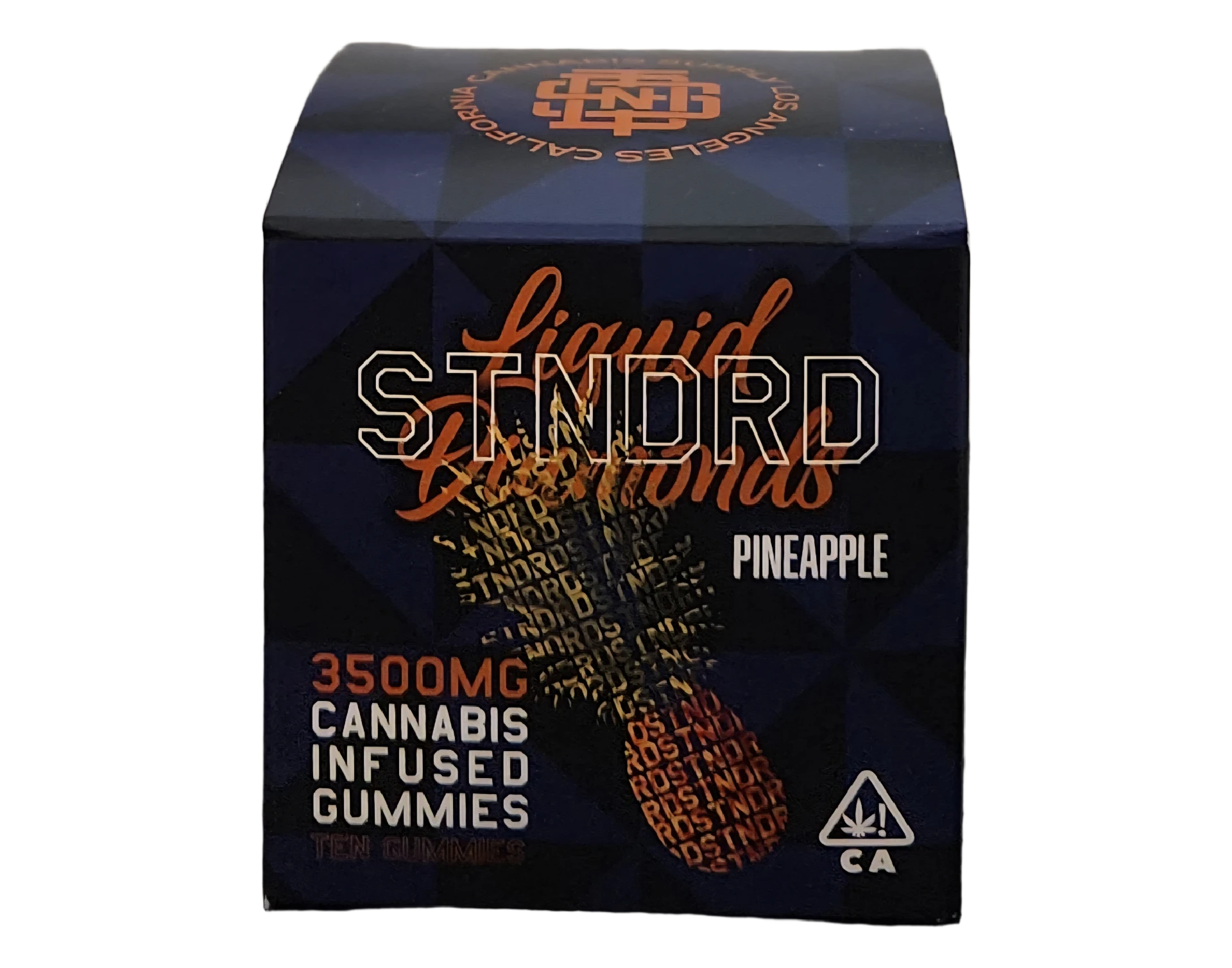3500mg STNDRD Pineapple Liquid Diamond Infused Gummies